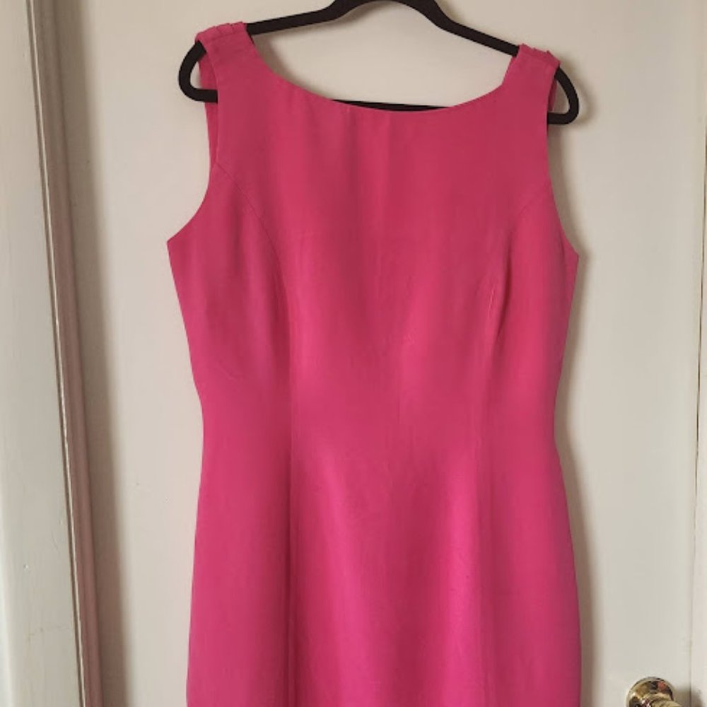 Paul Alexander Silk Draped Back Dress ~ Size 12